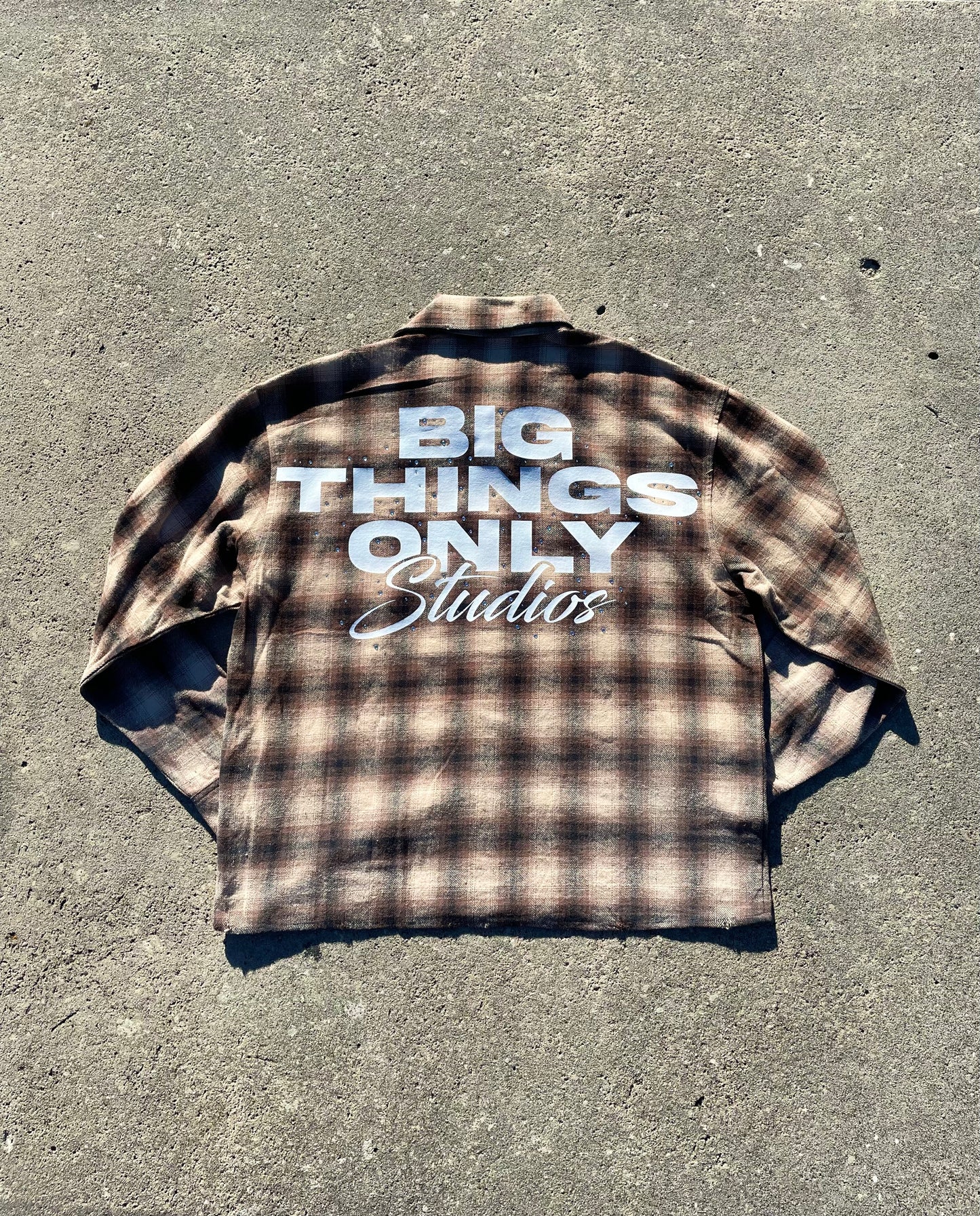 BTO Studios Studded Flannel Shirt
