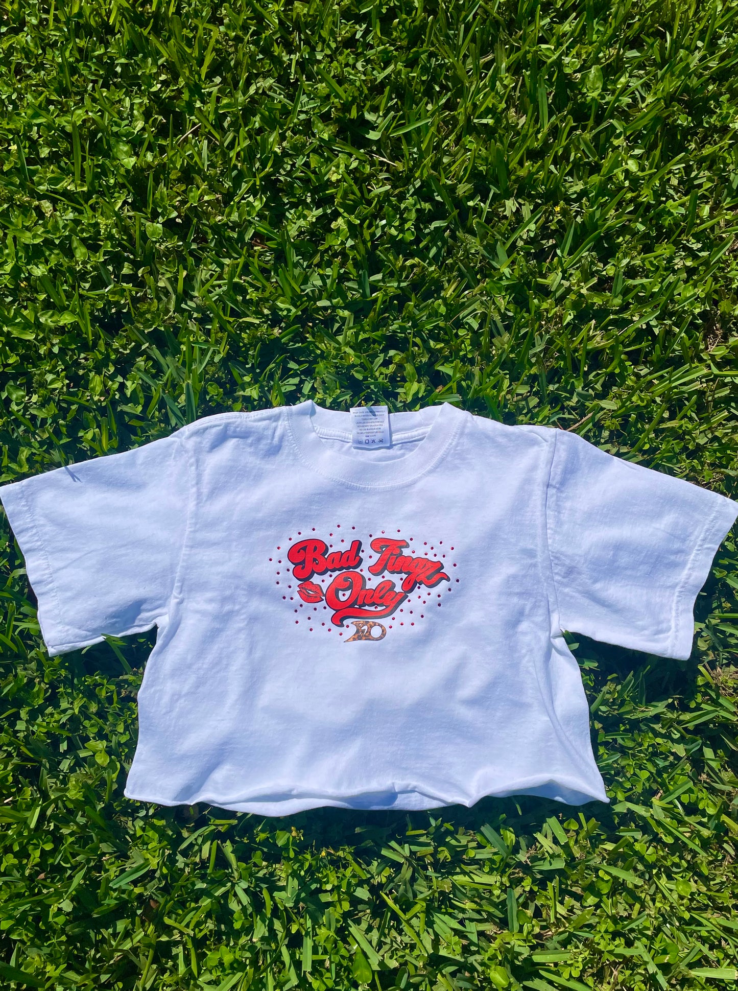 BTO “Bad Tingz Only” Crop Top T-shirt