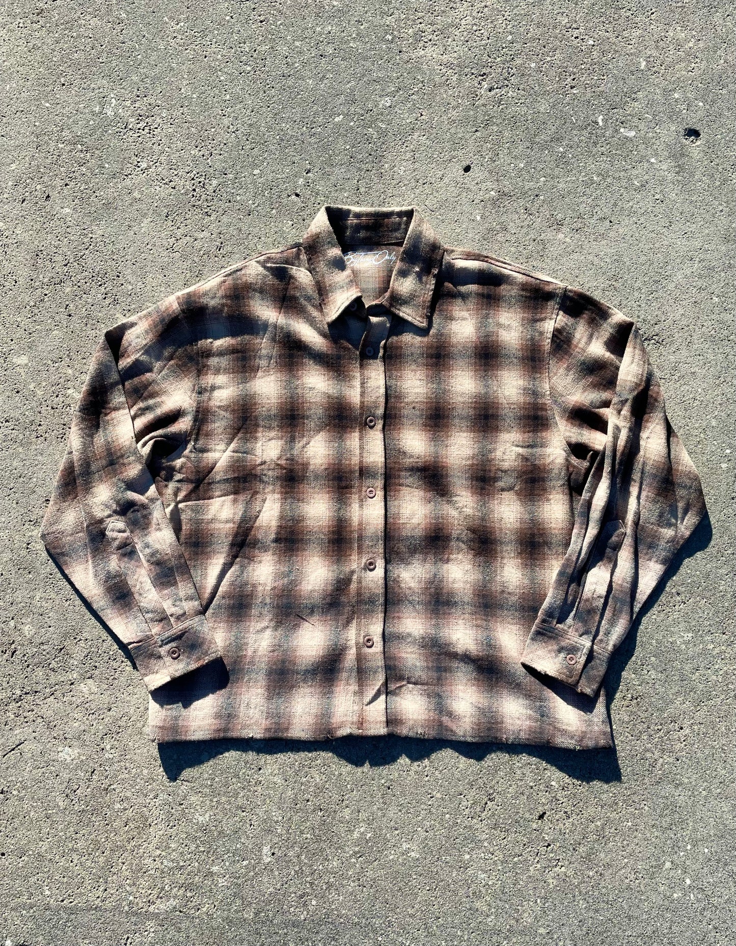 BTO Studios Studded Flannel Shirt