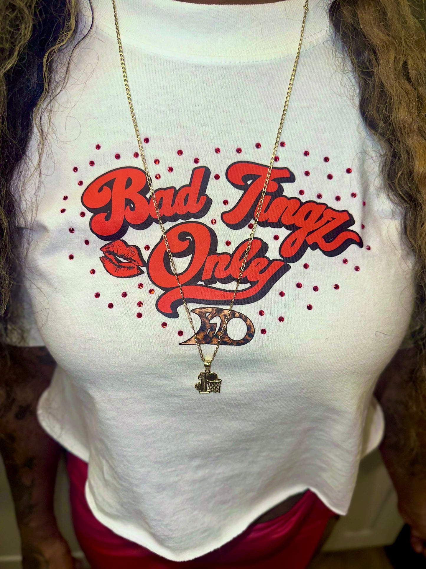 BTO “Bad Tingz Only” Crop Top T-shirt
